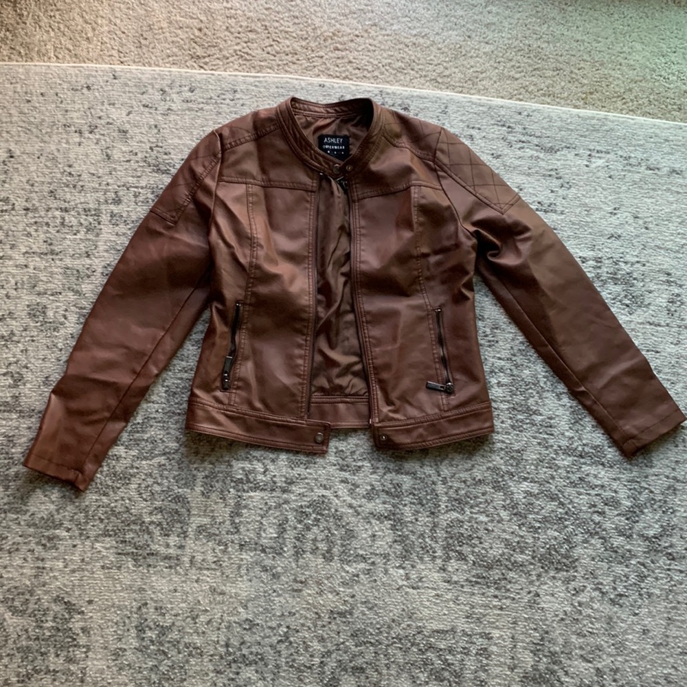 Faux Leather Jacket